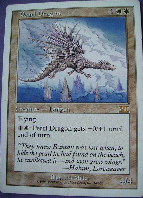 Pearl Dragon bid per card