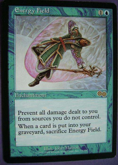 Energy Field bid per card