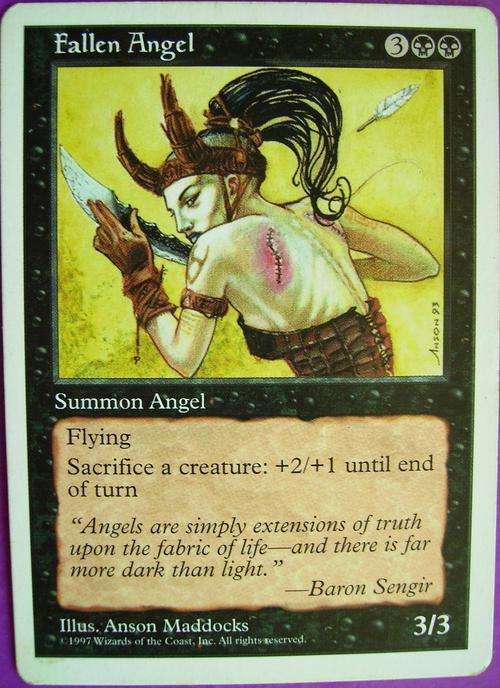 Fallen Angel bid per card