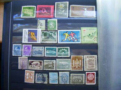 Bulgaria Nice lot of mint and used stamps previously hinged