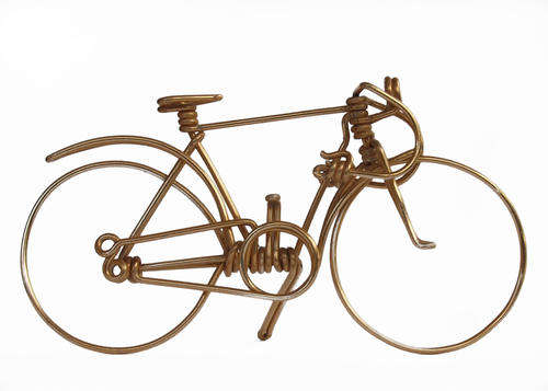 ELEGANT RACING BICYCLE MADE FROM SINGLE STRAND OF WIRE