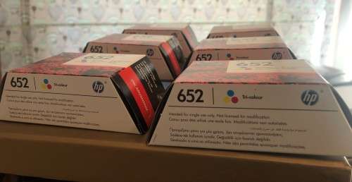BULK HP 652 TRI-COLOUR ADVANTAGE INK