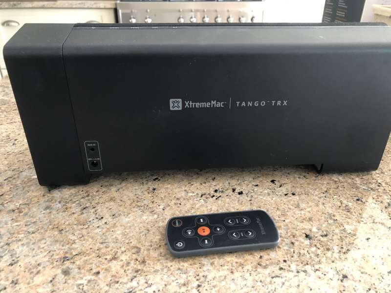 AS NEW XTREME  MAC TANGO TRX BLUETOOTH SPEAKER  WITH REMOTE IN ORIGINAL BOX