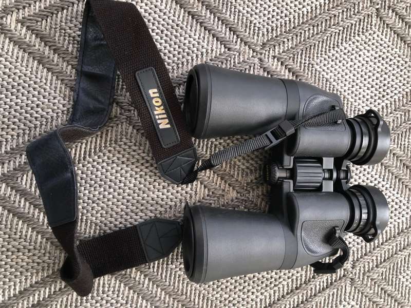 NIKON ACULON A211 16x50 BINOCULARS IN BOX WITH BAG AND TRIPOD ADAPTOR IN VERY GOOD CONDITION