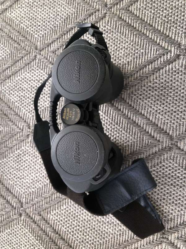 NIKON ACULON A211 16x50 BINOCULARS IN BOX WITH BAG AND TRIPOD ADAPTOR IN VERY GOOD CONDITION