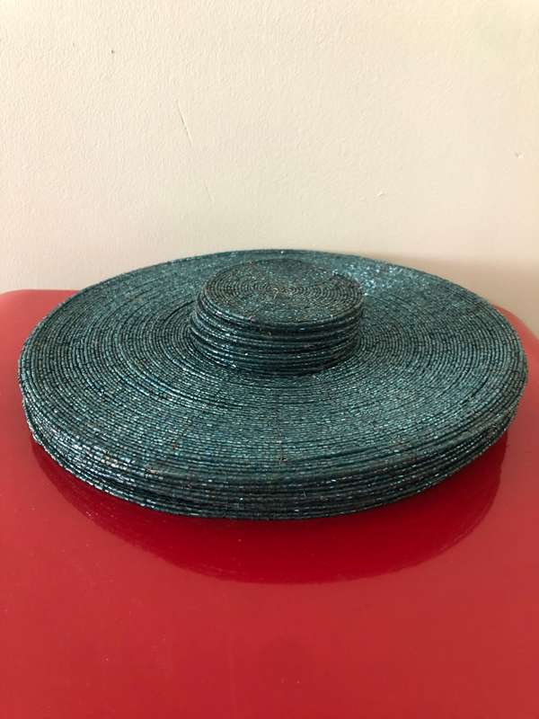 12 BEADED COASTERS AND 9 PLACEMATS