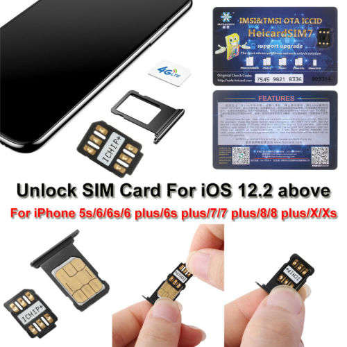 HEICARD UNLOCK Chip for iPhone 6-12 Unlocking Sim Card ICCID IOS 13.5-14.4
