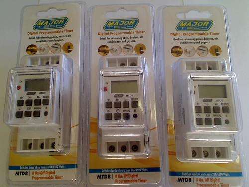 MajorTech Digital Programable Timers x 3 (Shipping R75)