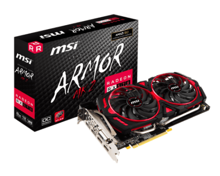 MSI RX570 Armor MK2 8GB OC GDDR5