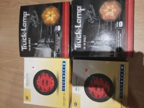 LED Trailer lights Amber and Red