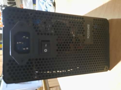 Corsair 850w power supply Please note the cables in the pic are all I have