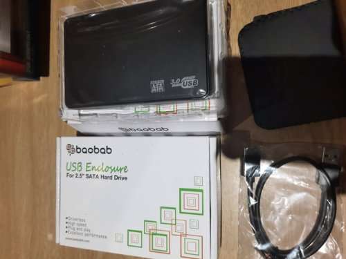 2.5` hard drive enclosures