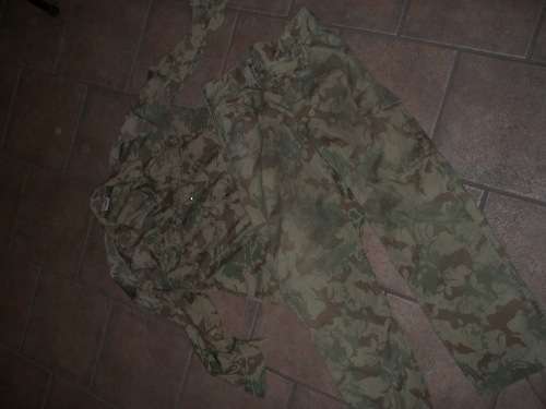 BORDER WAR ERA CAMO SHIRT AND PANTS LOT (WELL WORN)
