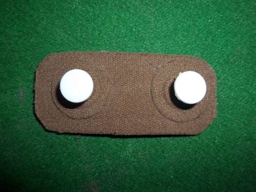 SADF .. MARKSMAN PROFF BADGE .. PLASTIC TYPE .. PINS INTACT