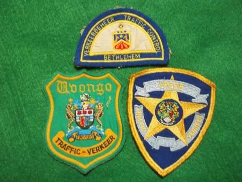 LOT OF 3 TRAFFIC BADGES