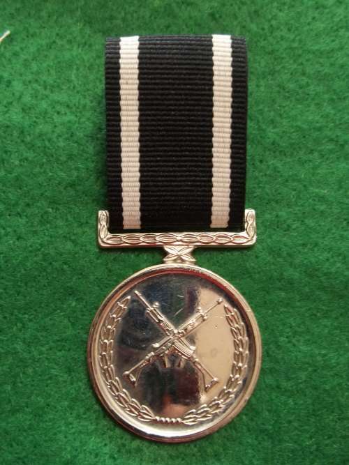 CISKEI DEFENCE FORCE PRESIDENTS SHOOTING MEDAL .. FULL SIZE.. WRONG RIBBON
