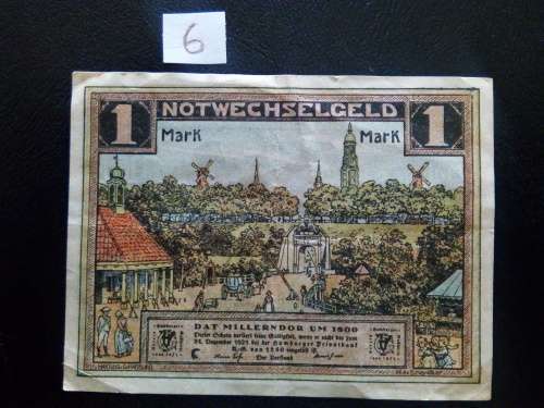 GERMANY .. NOTGELD ..  1 MARK 1921