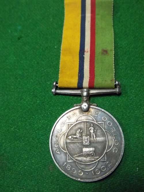 ANGLO BOER WAR MEDAL ... BURGER J.C. NELL