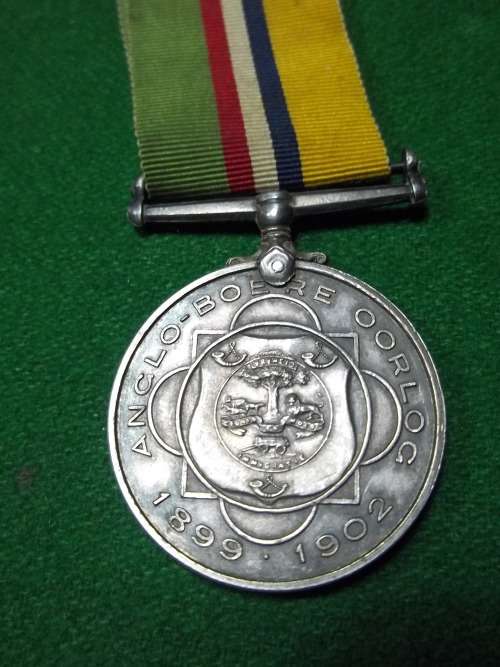 ANGLO BOER WAR MEDAL ... BURGER J.C. NELL