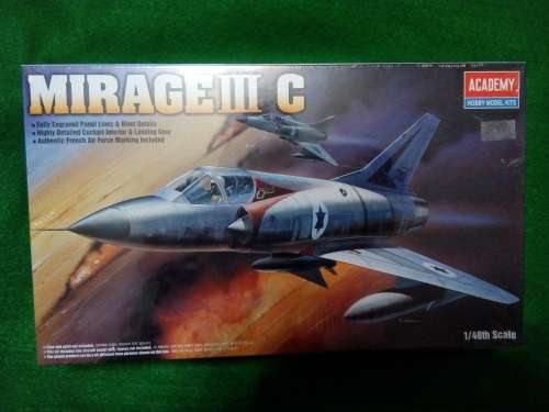 1/48 SCALE MODEL KIT . . ACADEMY .. MIRAGE 3 C .. SEALED