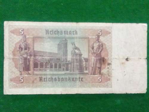 GERMANY .. THIRD REICH .. 5 MARK .. 1942 .. CIRCULATED