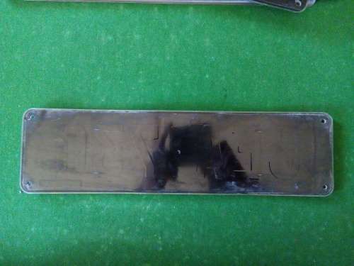 VEHICLE REGISTRATION NUMBER PLATE. CAPE