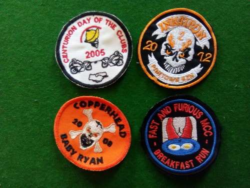 MOTORCYCLE ... BIKER RALLY BADGE LOT