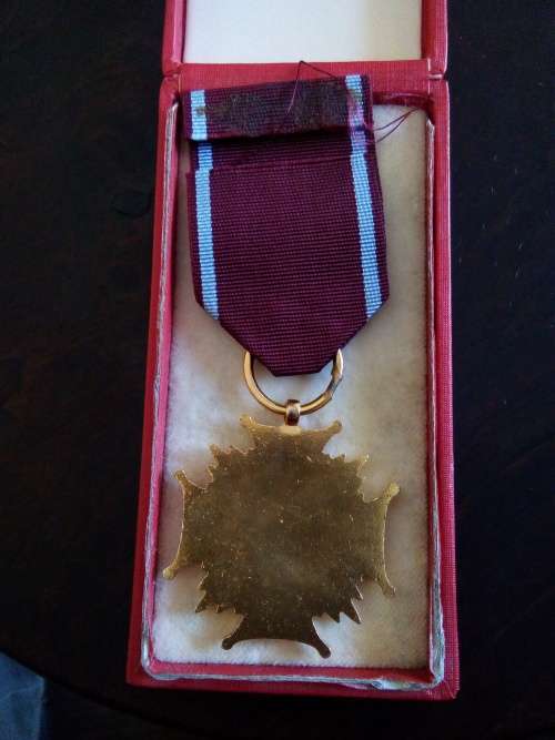 POLAND MERIT CROSS WITH BOX OF ISSUE