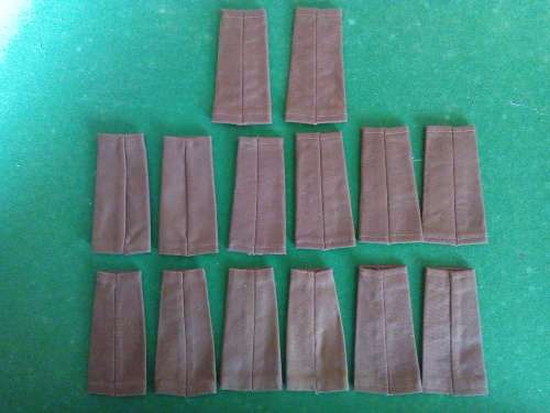 SADF / SADF .. OFFICERS SLIP ON RANK LOT .... SADF TO SANDF INTERIM PERIOD