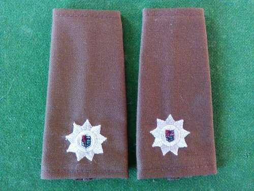 SADF MAJOR SLIP ON RANK PAIR (LAST NUTRIA RANKS)