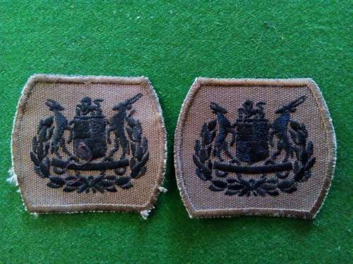 SADF / SANDF WO1 RANK PAIR FIRST CAMO UNIFORM