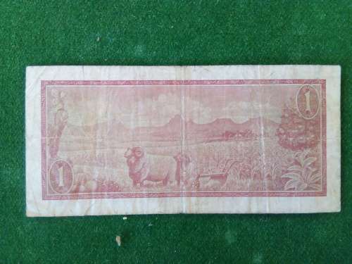 SOUTH AFRICA 1 RAND (DE JONGH) GOOD CIRCULATED