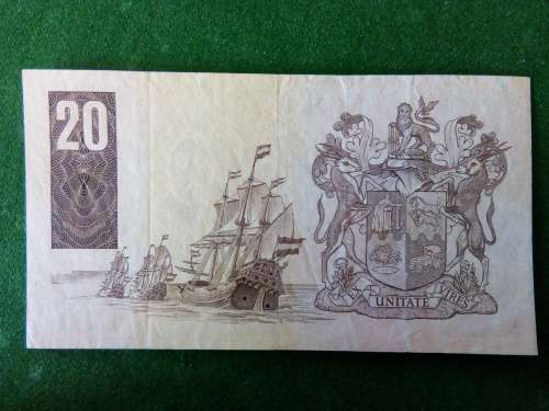 SOUTH AFRICA 20 RAND .   VERY GOOD CIRCULATED