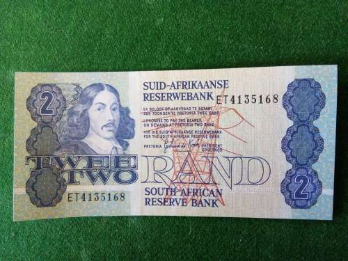 SOUTH AFRICA 2 RAND (DE KOCK) .. VERY GOOD CIRCULATED