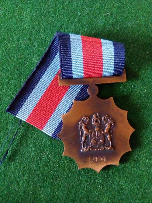 SADF .. MILITARY MERIT MEDAL (FULL SIZE NUMBERED)