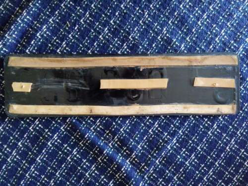 VINTAGE VEHICLE REGISTRATION NUMBER PLATE .... FREE STATE PROVINCE .. PERSPEX