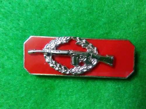 SADF / SANDF ... SNIPER QUALIFICATION BADGE  ... Pins intact.