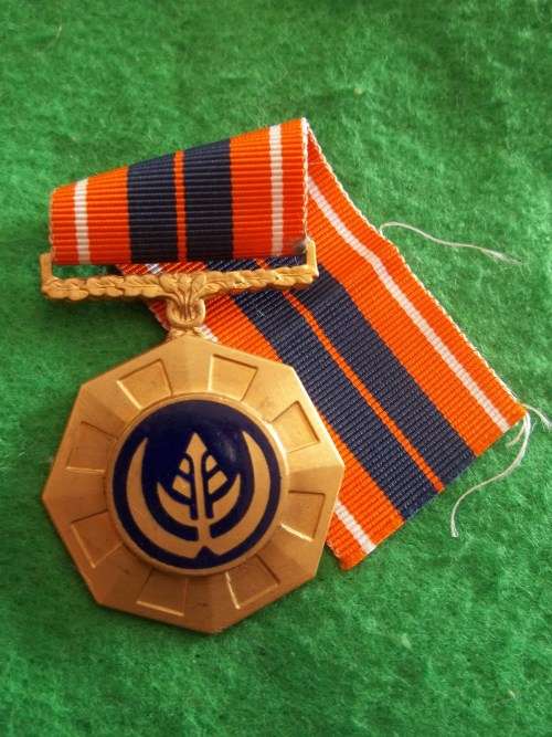 SADF PRO PATRIA MEDAL .. FULL SIZE .. NUMBERED