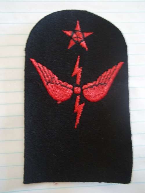 SADF - SA NAVY TELLECOMMS OPERATOR TRADE BADGE - SEAGOING UNIFORM (DISCONTINUED 1970's)