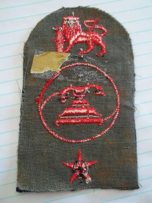 SADF - SA NAVY TELEPHONIST TRADE BADGE - SEAGOING UNIFORM (DISCONTINUED 1970's)