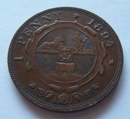 ZAR 1894 - PENNY - CIRCULATED