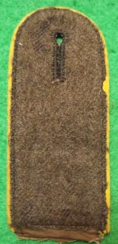 ### RARE ###  WW2 GERMAN AFRIKA KORPS SHOULDER BOARD -  CONFIRMED ORIGINAL