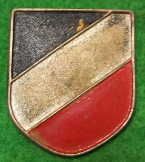 WW2 GERMANY AFRIKA KORPS PITH HELMET TRI COLOUR FLASH - PINS INTACT