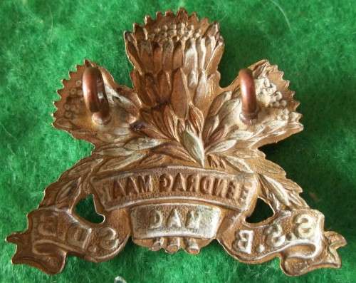 SADF - SSB CAP BADGE 1934 - 1963 .. LUGS INTACT (OWEN 1289)