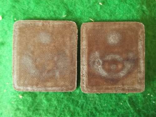 SANDF - LT COL IRON ON COLLAR RANK PAIR - UNUSED