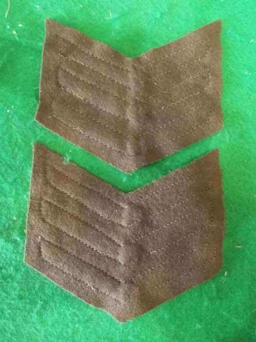 SADF - SGT RANK PAIR - UNUSED