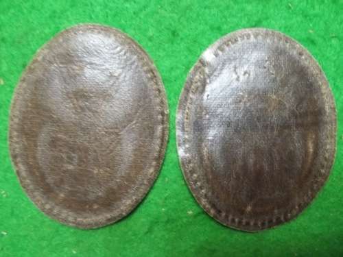USED - SANDF WO2 IRON ON COLLAR RANK PAIR - USED