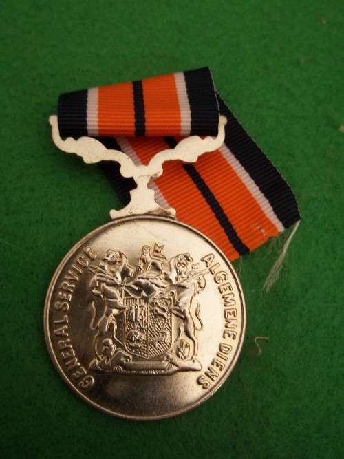 SADF - GENERAL SERVICE MEDAL -  (FULL SIZE) NUMBERED