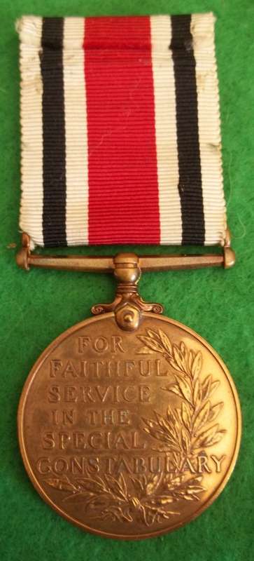 SPECIAL CONSTABULARY MEDAL (BRONZE) - FULL SIZE NAMED