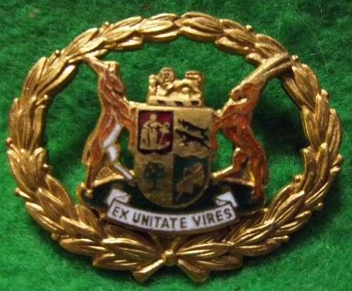 SA POLICE (PRE 1994) 2 X WO RANK BADGES - 2 PINS ON EACH INTACT